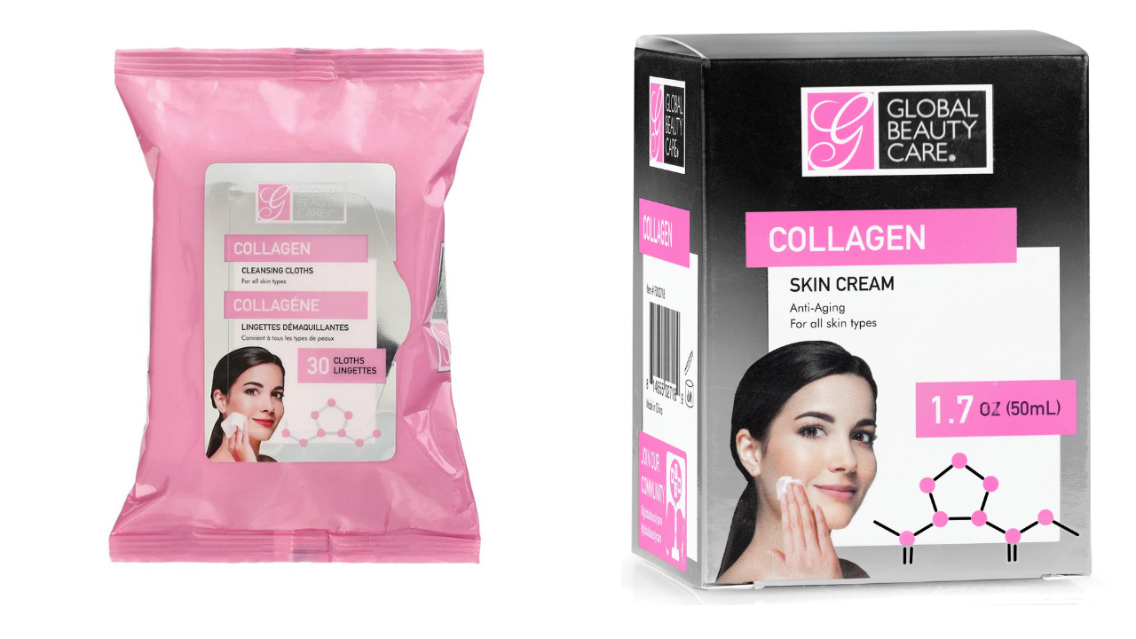 Global beauty care collagen skin cream