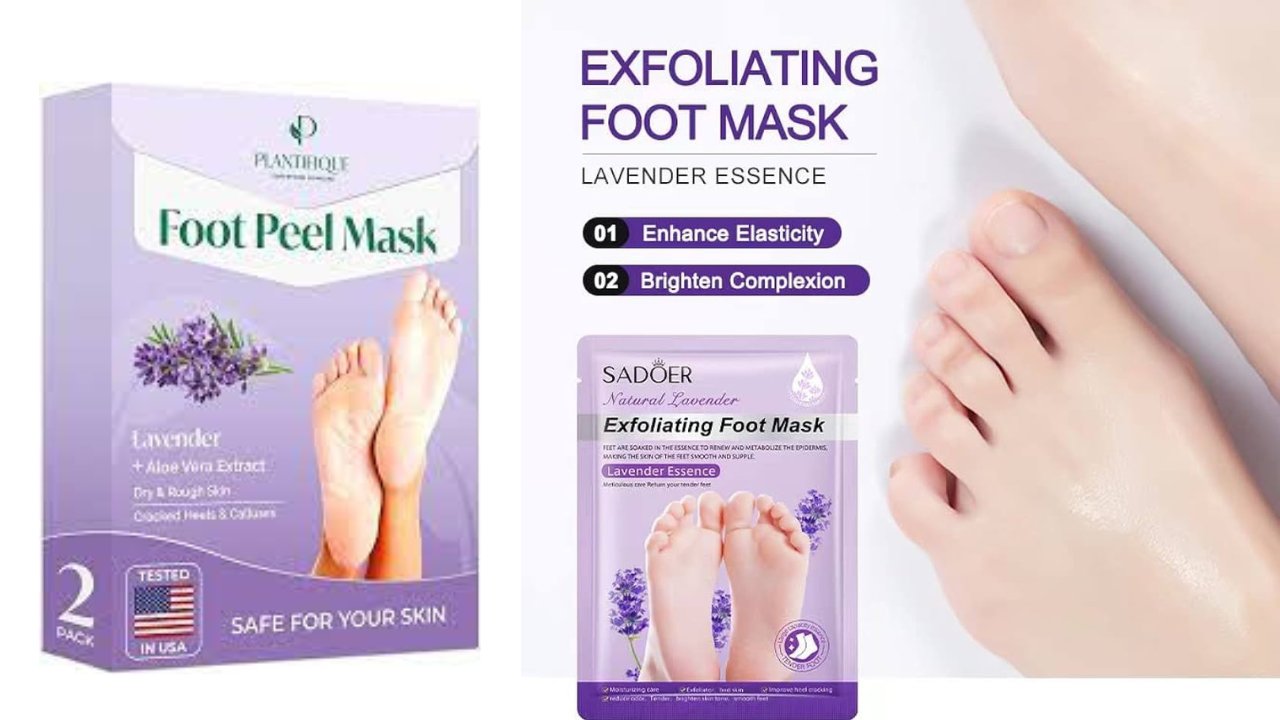 Global beauty care exfoliating foot mask